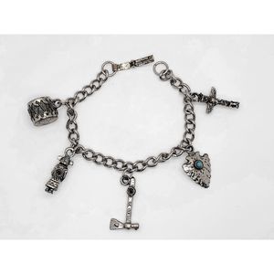 Vintage Native American Charm Bracelet